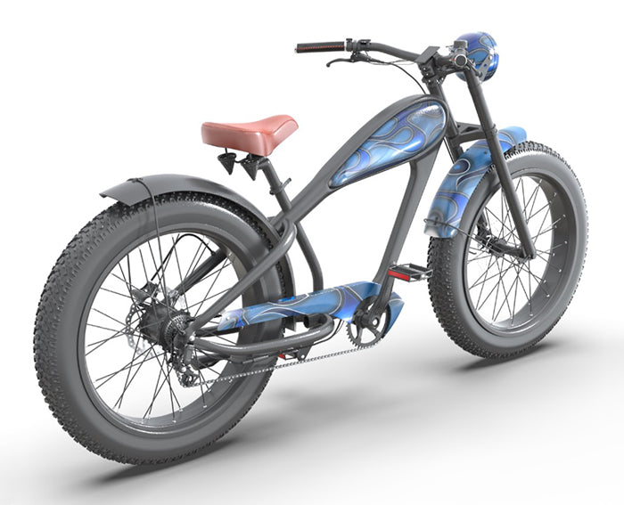 Hot Blu Flame Cruiser Rumblefish eBike